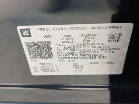 Used 2020 Chevrolet Equinox LT FWD image 35