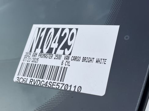 New 2025 RAM ProMaster 2500 w/ Convenience Group image 37