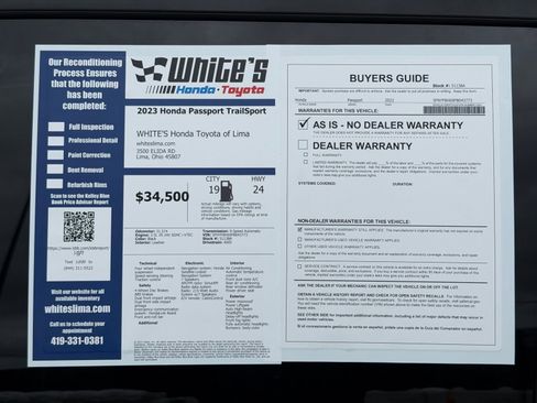 Used 2023 Honda Passport TrailSport image 38