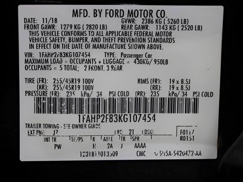 Used 2019 Ford Taurus Limited image 24