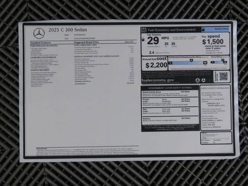 Certified 2025 Mercedes-Benz C 300 Sedan image 9