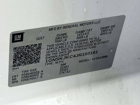 Used 2018 Chevrolet Suburban Premier AWD/4WD image 24