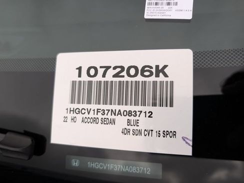 Used 2022 Honda Accord Sport image 32