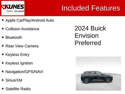 Used 2024 Buick Envision Preferred AWD/4WD image 2