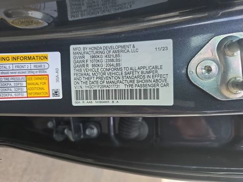 Used 2024 Honda Accord LX image 29