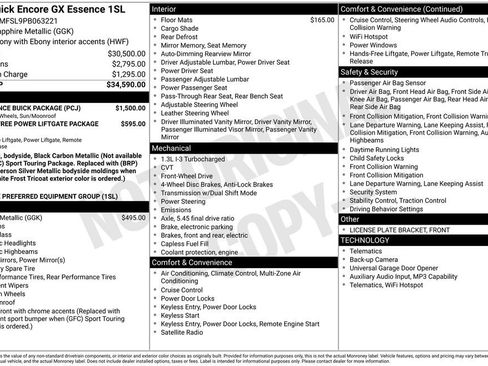 Used 2023 Buick Encore GX Essence w/ Experience Buick Package image 5