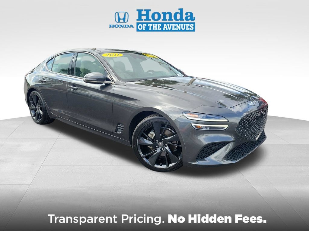 Used 2023 Genesis G70 2.0T w/ Sport Prestige Package RWD image 1