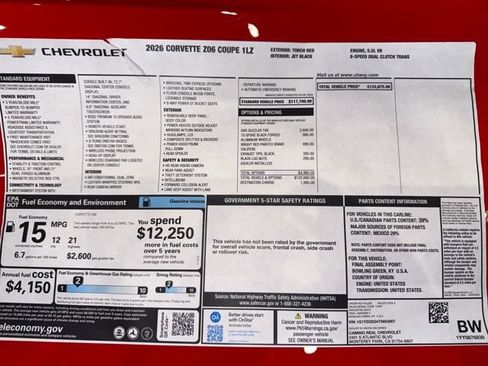 New 2026 Chevrolet Corvette Z06 image 34