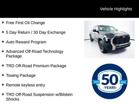 Used 2022 Toyota Tundra SR5 w/ TRD Off-Road Premium Package image 7