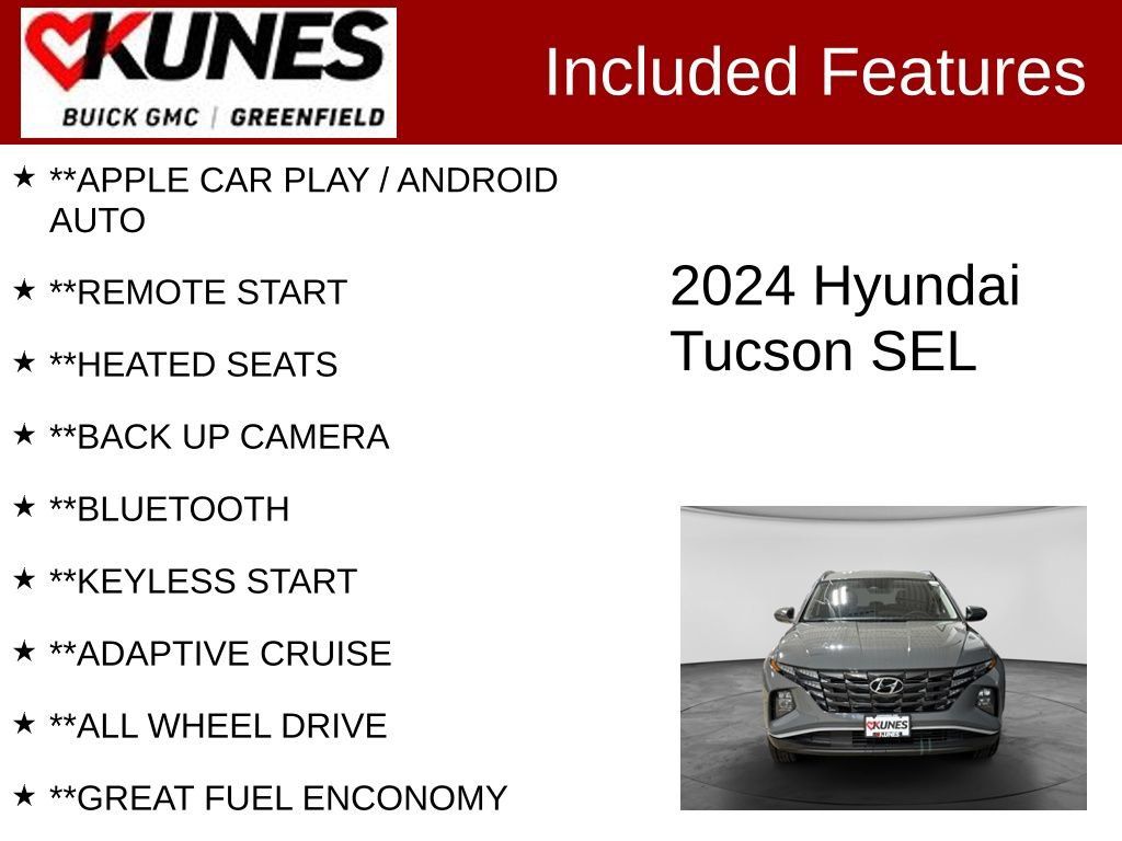 Used 2024 Hyundai Tucson SEL AWD/4WD image 2