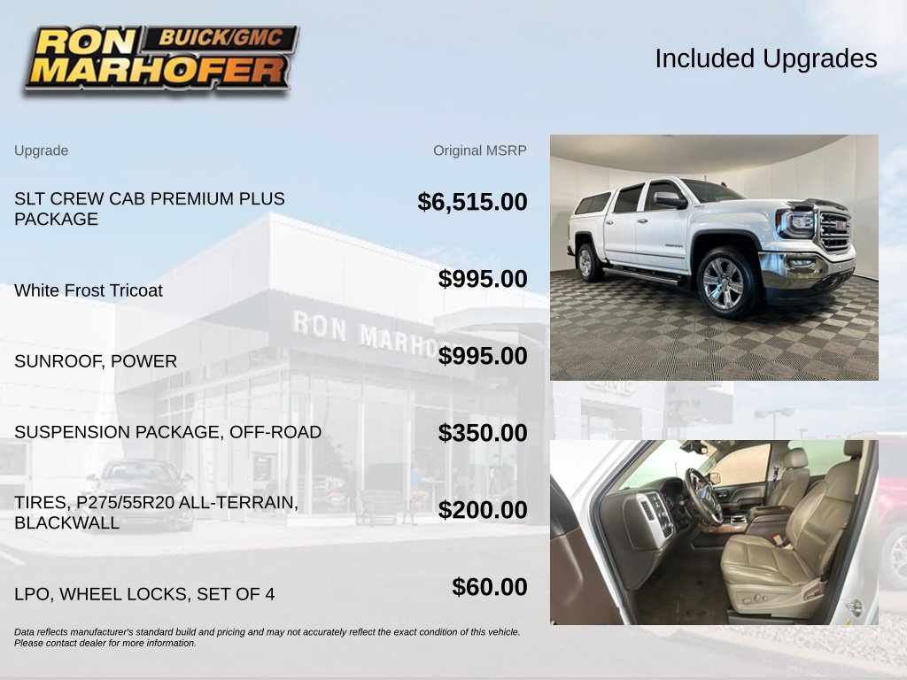 Used 2017 GMC Sierra 1500 SLT AWD/4WD image 6