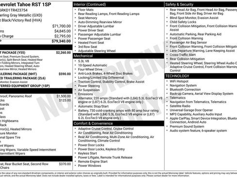 New 2026 Chevrolet Tahoe RST w/ Comfort Package AWD/4WD image 28