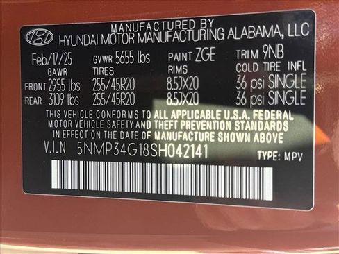 New 2025 Hyundai Santa Fe Limited image 18