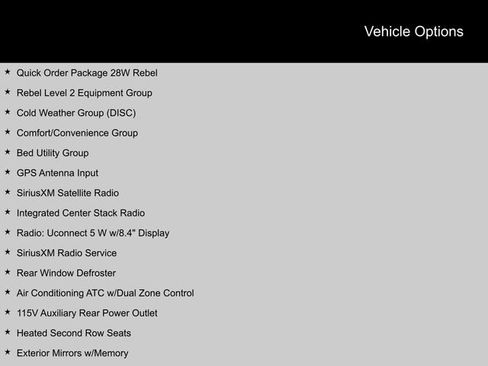 Used 2022 RAM 1500 Rebel w/ Rebel Level 2 Equipment Group image 2