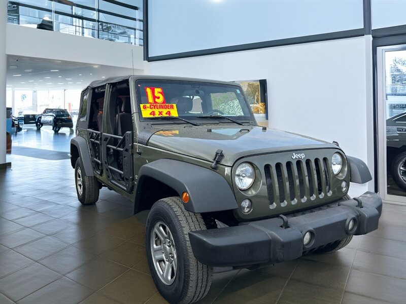 Used 2015 Jeep Wrangler Unlimited Sport w/ Trailer Tow Group AWD/4WD image 1
