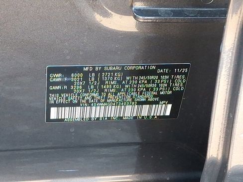 New 2026 Subaru Ascent Limited image 18