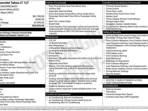 Used 2024 Chevrolet Tahoe LT RWD image 8