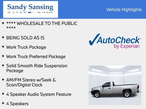 Used 2013 GMC Sierra 1500 W/T w/ Work Truck Preferred Package RWD image 7