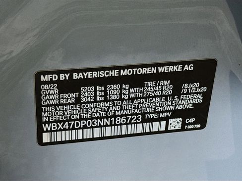 Certified 2022 BMW X3 sDrive30i w/ M Sport Package 2 image 33