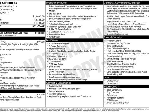 Used 2025 Kia Sorento EX w/ Panoramic Sunroof Package FWD image 2