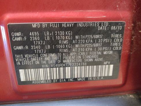 Used 2014 Subaru Outback 3.6R Limited w/ Accessory Value Package (OYZ) AWD/4WD image 33