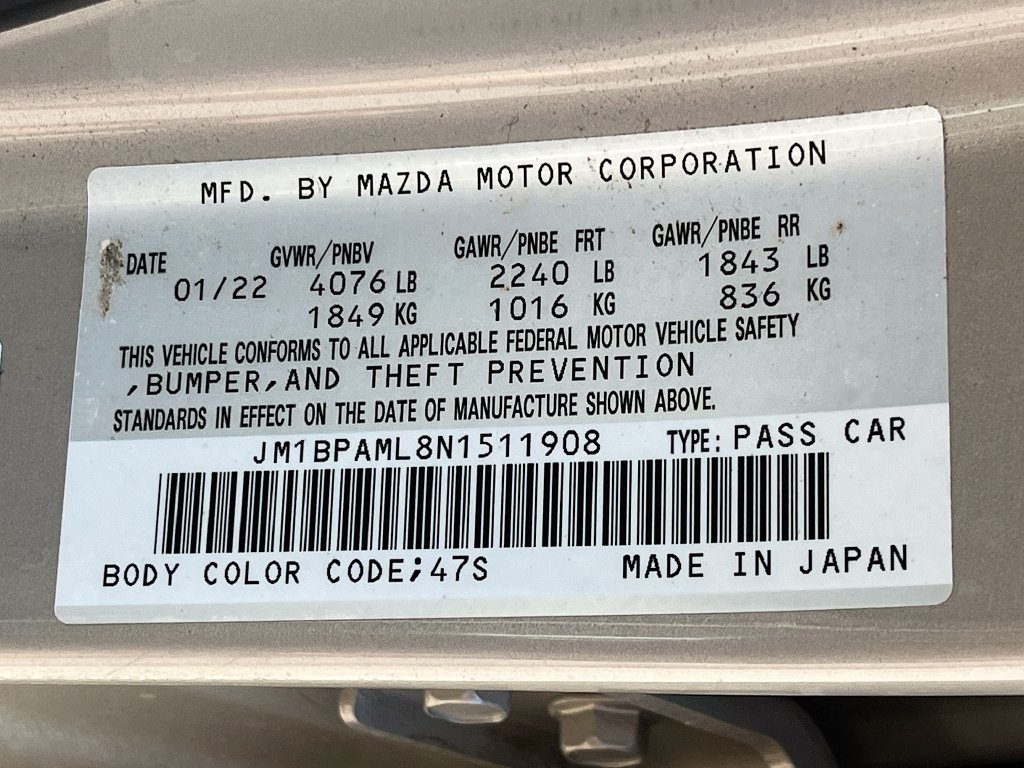 Used 2022 MAZDA MAZDA3 s FWD image 33