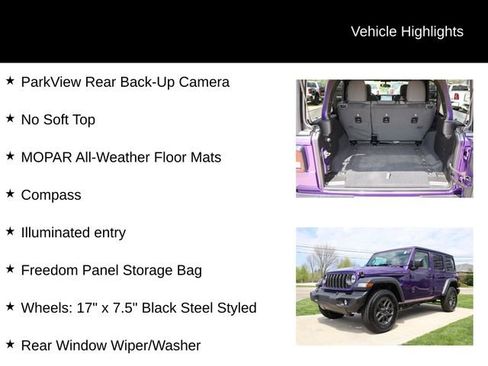 New 2026 Jeep Wrangler Unlimited Sport AWD/4WD image 6