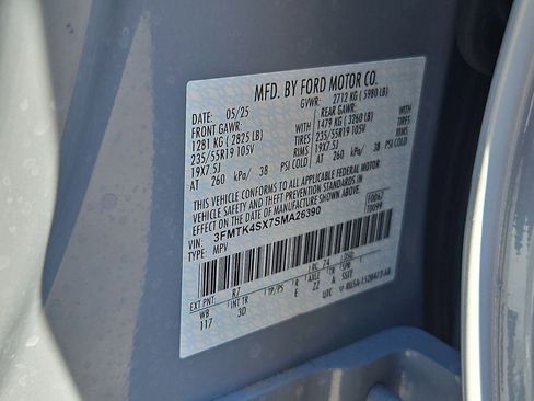 New 2025 Ford Mustang Mach-E GT w/ Interior Protection Package image 35