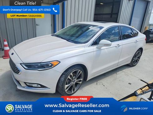 Used 2017 Ford Fusion Titanium AWD/4WD image 1