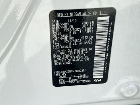 Used 2020 INFINITI QX80 Luxe w/ Edition 30 Package RWD image 30
