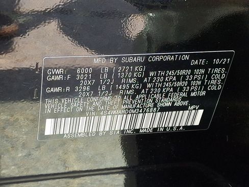 Used 2021 Subaru Ascent Touring AWD/4WD image 27