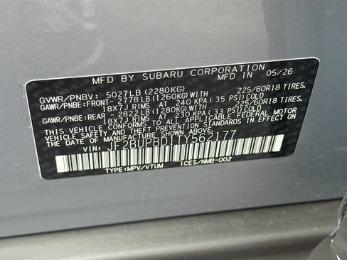 New 2026 Subaru Outback Premium AWD/4WD image 43