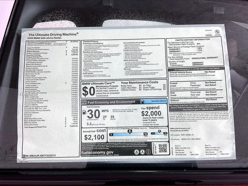 New 2026 BMW 530i xDrive w/ Executive Package AWD/4WD image 17