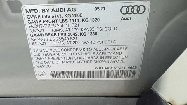 Used 2021 Audi SQ5 Premium Plus w/ Premium Plus Package AWD/4WD image 38