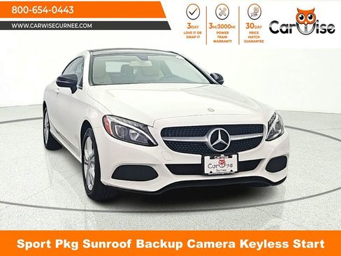 Used 2017 Mercedes-Benz C 300 4MATIC Coupe w/ Airmatic Package image 1