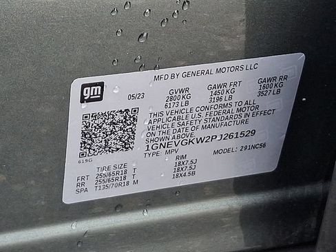 Used 2023 Chevrolet Traverse LT w/ LPO, Floor Liner Package AWD/4WD image 29
