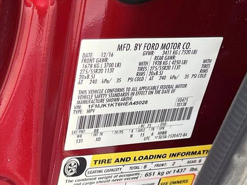 Used 2017 Ford Expedition EL Limited image 26