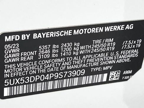 Certified 2023 BMW X3 xDrive30i w/ M Sport Package AWD/4WD image 23