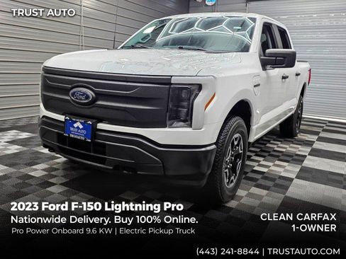 Used 2023 Ford F150 Lightning Pro AWD/4WD image 1