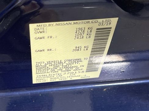 Used 2019 Nissan Altima 2.5 SR w/ SR Premium Package FWD image 31