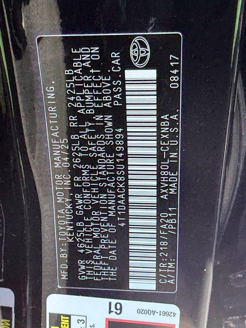 Used 2025 Toyota Camry LE FWD image 37