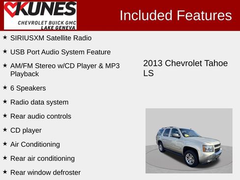 Used 2013 Chevrolet Tahoe LS RWD image 2