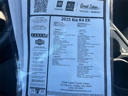 Used 2025 Kia K4 EX image 27