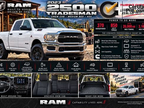 Certified 2023 RAM 2500 Tradesman AWD/4WD image 2