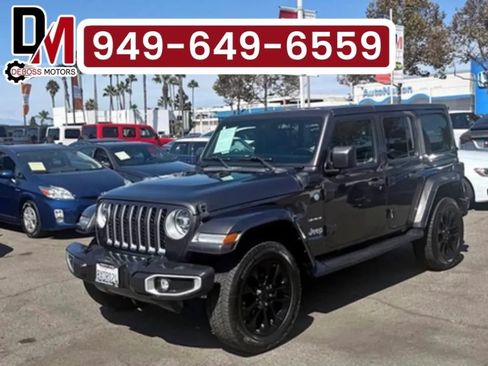 Used 2021 Jeep Wrangler Unlimited Sahara w/ Cold Weather Group AWD/4WD image 1