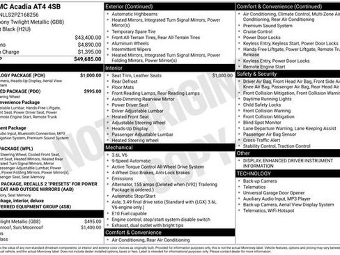 Used 2023 GMC Acadia AT4 w/ Technology Package image 45