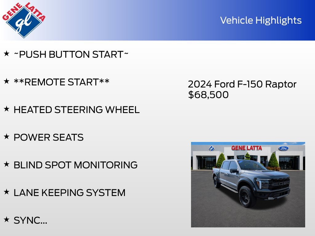 Certified 2024 Ford F150 Raptor AWD/4WD image 36