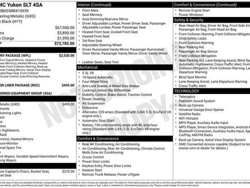 Used 2024 GMC Yukon SLT w/ SLT Luxury Package AWD/4WD image 17