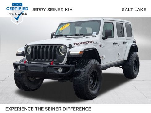 Used 2021 Jeep Wrangler Unlimited Rubicon w/ Uconnect 4C Nav & Sound Group image 1