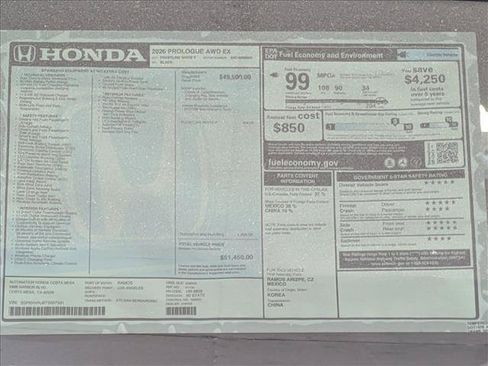 New 2026 Honda Prologue EX image 17